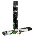Skin Decal Wrap 2 Pack for Juul Vapes Abstract 02 Green JUUL NOT INCLUDED
