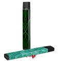 Skin Decal Wrap 2 Pack for Juul Vapes Abstract 01 Green JUUL NOT INCLUDED