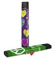 Skin Decal Wrap 2 Pack for Juul Vapes Crazy Hearts JUUL NOT INCLUDED