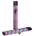 Skin Decal Wrap 2 Pack for Juul Vapes Feminine Yin Yang Purple JUUL NOT INCLUDED