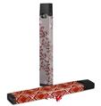 Skin Decal Wrap 2 Pack for Juul Vapes Victorian Design Red JUUL NOT INCLUDED