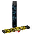 Skin Decal Wrap 2 Pack for Juul Vapes Skulls Confetti Blue JUUL NOT INCLUDED