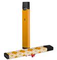 Skin Decal Wrap 2 Pack for Juul Vapes Solids Collection Orange JUUL NOT INCLUDED