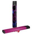 Skin Decal Wrap 2 Pack for Juul Vapes Twisted Garden Hot Pink and Blue JUUL NOT INCLUDED
