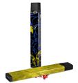 Skin Decal Wrap 2 Pack for Juul Vapes Twisted Garden Blue and Yellow JUUL NOT INCLUDED