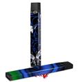 Skin Decal Wrap 2 Pack for Juul Vapes Twisted Garden Blue and White JUUL NOT INCLUDED