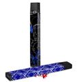 Skin Decal Wrap 2 Pack for Juul Vapes Twisted Garden Gray and Blue JUUL NOT INCLUDED