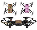 Skin Decal Wrap 2 Pack for DJI Ryze Tello Drone Zig Zag Colors 01 DRONE NOT INCLUDED