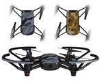 Skin Decal Wrap 2 Pack for DJI Ryze Tello Drone Camouflage Blue DRONE NOT INCLUDED
