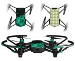 Skin Decal Wrap 2 Pack for DJI Ryze Tello Drone HEX Seafoan Green DRONE NOT INCLUDED