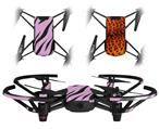 Skin Decal Wrap 2 Pack for DJI Ryze Tello Drone Zebra Skin Pink DRONE NOT INCLUDED