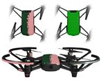 Skin Decal Wrap 2 Pack for DJI Ryze Tello Drone Ripped Colors Green Pink DRONE NOT INCLUDED