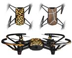 Skin Decal Wrap 2 Pack for DJI Ryze Tello Drone Fractal Fur Leopard DRONE NOT INCLUDED