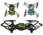 Skin Decal Wrap 2 Pack for DJI Ryze Tello Drone WraptorCamo Digital Camo Green DRONE NOT INCLUDED