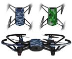 Skin Decal Wrap 2 Pack for DJI Ryze Tello Drone WraptorCamo Digital Camo Navy DRONE NOT INCLUDED