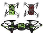 Skin Decal Wrap 2 Pack for DJI Ryze Tello Drone WraptorCamo Digital Camo Neon Green DRONE NOT INCLUDED