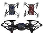 Skin Decal Wrap 2 Pack for DJI Ryze Tello Drone WraptorCamo Old School Camouflage Camo Blue Navy DRONE NOT INCLUDED