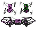 Skin Decal Wrap 2 Pack for DJI Ryze Tello Drone Electrify Hot Pink DRONE NOT INCLUDED
