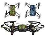 Skin Decal Wrap 2 Pack for DJI Ryze Tello Drone WraptorCamo Grassy Marsh Camo Neon Green DRONE NOT INCLUDED