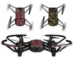 Skin Decal Wrap 2 Pack for DJI Ryze Tello Drone WraptorCamo Grassy Marsh Camo Neon Fuchsia Hot Pink DRONE NOT INCLUDED