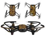 Skin Decal Wrap 2 Pack for DJI Ryze Tello Drone WraptorCamo Grassy Marsh Camo Orange DRONE NOT INCLUDED