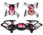Skin Decal Wrap 2 Pack for DJI Ryze Tello Drone Lightning Pink DRONE NOT INCLUDED