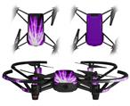 Skin Decal Wrap 2 Pack for DJI Ryze Tello Drone Lightning Purple DRONE NOT INCLUDED