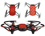 Skin Decal Wrap 2 Pack for DJI Ryze Tello Drone Stardust Red DRONE NOT INCLUDED