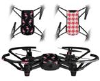 Skin Decal Wrap 2 Pack for DJI Ryze Tello Drone Flamingos on Black DRONE NOT INCLUDED