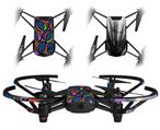 Skin Decal Wrap 2 Pack for DJI Ryze Tello Drone Crazy Dots 02 DRONE NOT INCLUDED