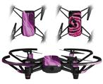 Skin Decal Wrap 2 Pack for DJI Ryze Tello Drone Mystic Vortex Hot Pink DRONE NOT INCLUDED