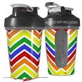 Decal Style Skin Wrap works with Blender Bottle 20oz Zig Zag Rainbow (BOTTLE NOT INCLUDED)