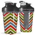 Decal Style Skin Wrap works with Blender Bottle 20oz Zig Zag Colors 01 (BOTTLE NOT INCLUDED)