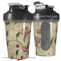 Decal Style Skin Wrap works with Blender Bottle 20oz Flowers and Berries Pink (BOTTLE NOT INCLUDED)