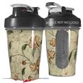 Decal Style Skin Wrap works with Blender Bottle 20oz Flowers and Berries Orange (BOTTLE NOT INCLUDED)