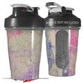 Decal Style Skin Wrap works with Blender Bottle 20oz Pastel Abstract Pink and Blue (BOTTLE NOT INCLUDED)