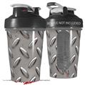 Decal Style Skin Wrap works with Blender Bottle 20oz Diamond Plate Metal 02 (BOTTLE NOT INCLUDED)