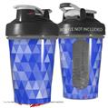 Decal Style Skin Wrap works with Blender Bottle 20oz Triangle Mosaic Blue (BOTTLE NOT INCLUDED)