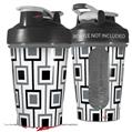 Decal Style Skin Wrap works with Blender Bottle 20oz Squares In Squares (BOTTLE NOT INCLUDED)