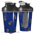 Decal Style Skin Wrap works with Blender Bottle 20oz Anchors Away Blue (BOTTLE NOT INCLUDED)