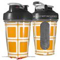 Decal Style Skin Wrap works with Blender Bottle 20oz Squared Orange (BOTTLE NOT INCLUDED)