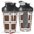 Decal Style Skin Wrap works with Blender Bottle 20oz Squared Chocolate Brown (BOTTLE NOT INCLUDED)