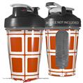 Decal Style Skin Wrap works with Blender Bottle 20oz Squared Burnt Orange (BOTTLE NOT INCLUDED)