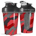 Decal Style Skin Wrap works with Blender Bottle 20oz Camouflage Red (BOTTLE NOT INCLUDED)