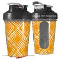 Decal Style Skin Wrap works with Blender Bottle 20oz Wavey Orange (BOTTLE NOT INCLUDED)