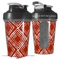Decal Style Skin Wrap works with Blender Bottle 20oz Wavey Red Dark (BOTTLE NOT INCLUDED)