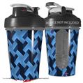Decal Style Skin Wrap works with Blender Bottle 20oz Retro Houndstooth Blue (BOTTLE NOT INCLUDED)