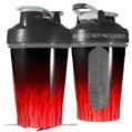Decal Style Skin Wrap works with Blender Bottle 20oz Fire Red (BOTTLE NOT INCLUDED)