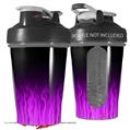 Decal Style Skin Wrap works with Blender Bottle 20oz Fire Purple (BOTTLE NOT INCLUDED)