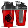 Decal Style Skin Wrap works with Blender Bottle 20oz Oriental Dragon Black on Red (BOTTLE NOT INCLUDED)